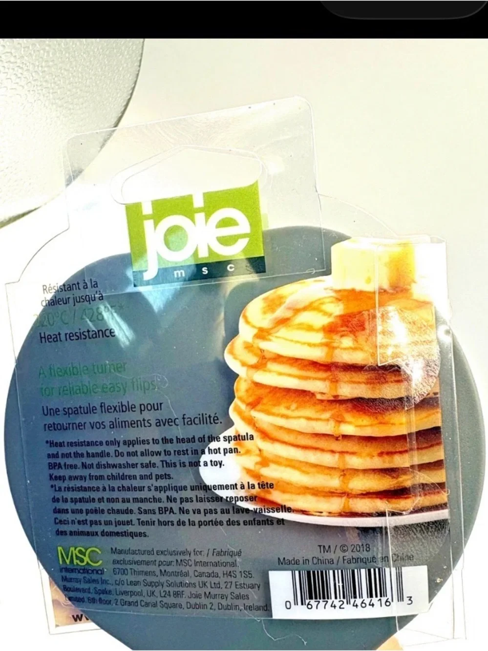 Joie Flex Flip Turner Spatula in Lime Green and Gray